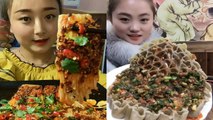 EATING SHOW COMPILATION-CHINESE FOOD-MUGBANG-Greasy Chinese Food-Beauty eat strange food-NO.67