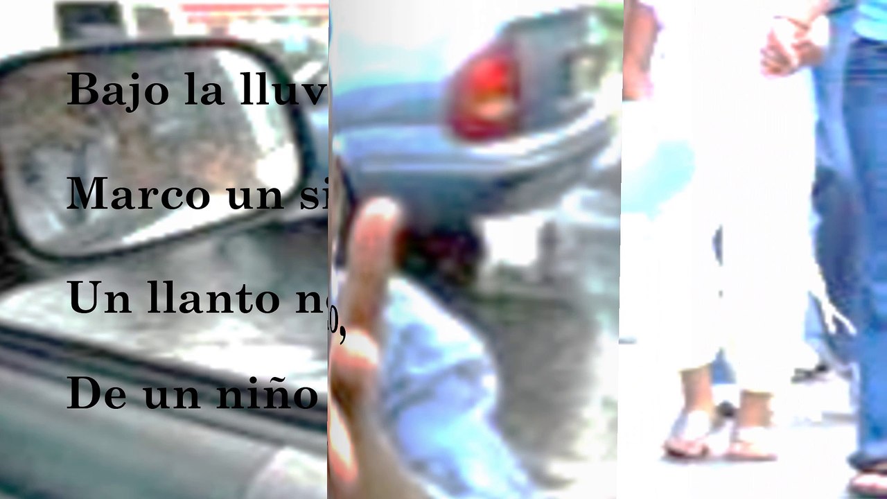 Bajo la lluvia