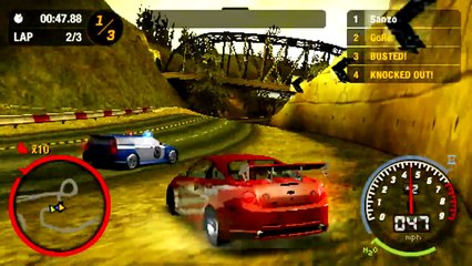 Need For Speed - Most Wanted PSP Gameplay