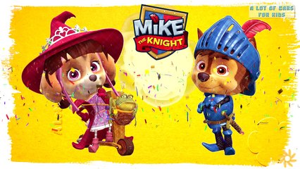 PAW Patrol as Mike the Knight Coloring Pages | Coloring Book Videos For Kids