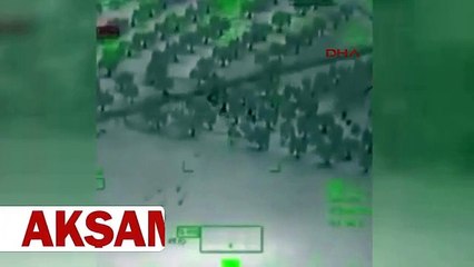 ATAK helikopteri teröristleri böyle vurdu