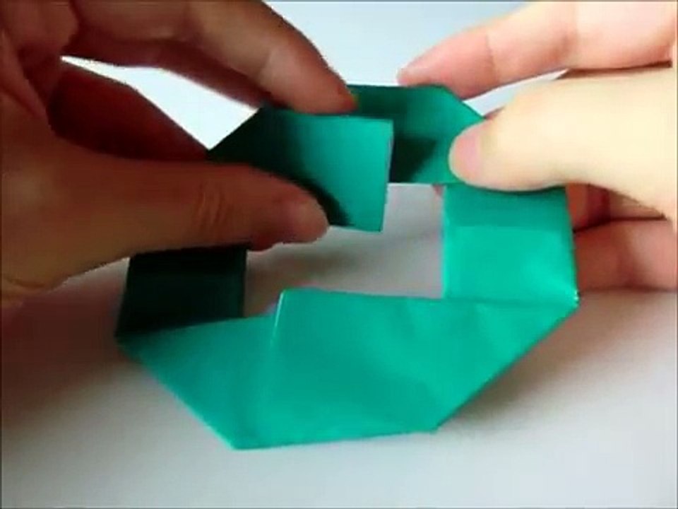折り紙 Xmas ver. クリスマスリースの折り方 How to Origami Xmas lisse