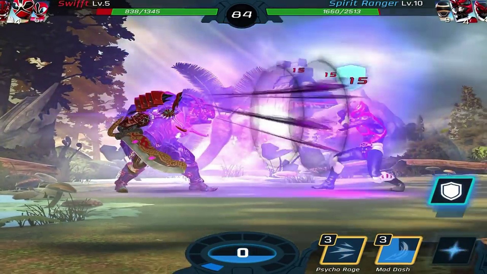 ⁣Power Rangers Legacy Wars - Psycho Red Ranger Gameplay Battles | Power Rangers in Space
