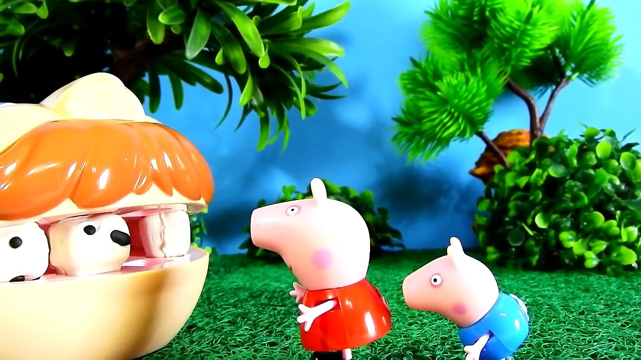 Peppa Pig e Pig George Atacados por Dente Zumbi do João - Brincando de Dentista Dr Drill N Fill!!!