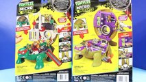 Teenage Mutant Ninja Turtles TMNT Micro Mutants Raphs Rooftop & Donnies Lab Playset Slime Shredder