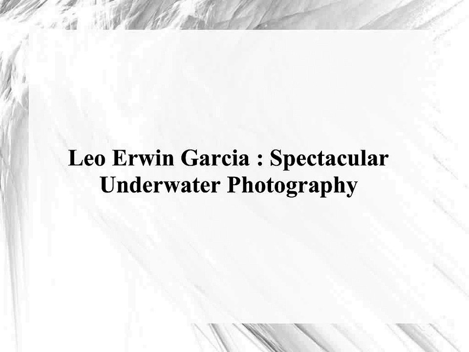 Leo Erwin Garcia - Spectacular Underwater Photography