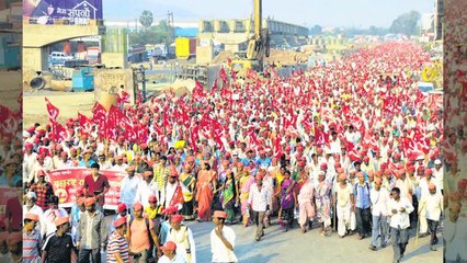 मुंबई पहुंचा 30,000 किसानों का जत्था, आज करेंगे 'महा आंदोलन'