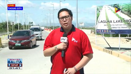 Isa pang bahagi ng Laguna Lake highway, binuksan