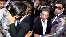 Ranveer Singh HUGS AND KISSES Shah Rukh Khan At Hello Hall Of Fame Awards 2018