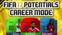 FIFA 17 CAREER MODE POTENTIALS! BEST YOUNG PLAYERS AND HIDDEN GEMS!