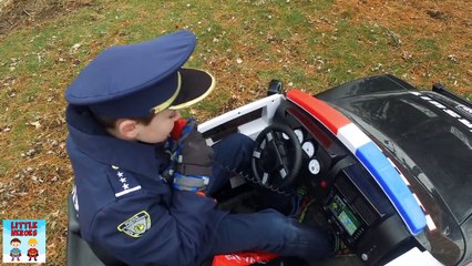 IMPOSTER vs Kid Cops- Sketchy Mechanic and Officer Ryan Family Fun Video