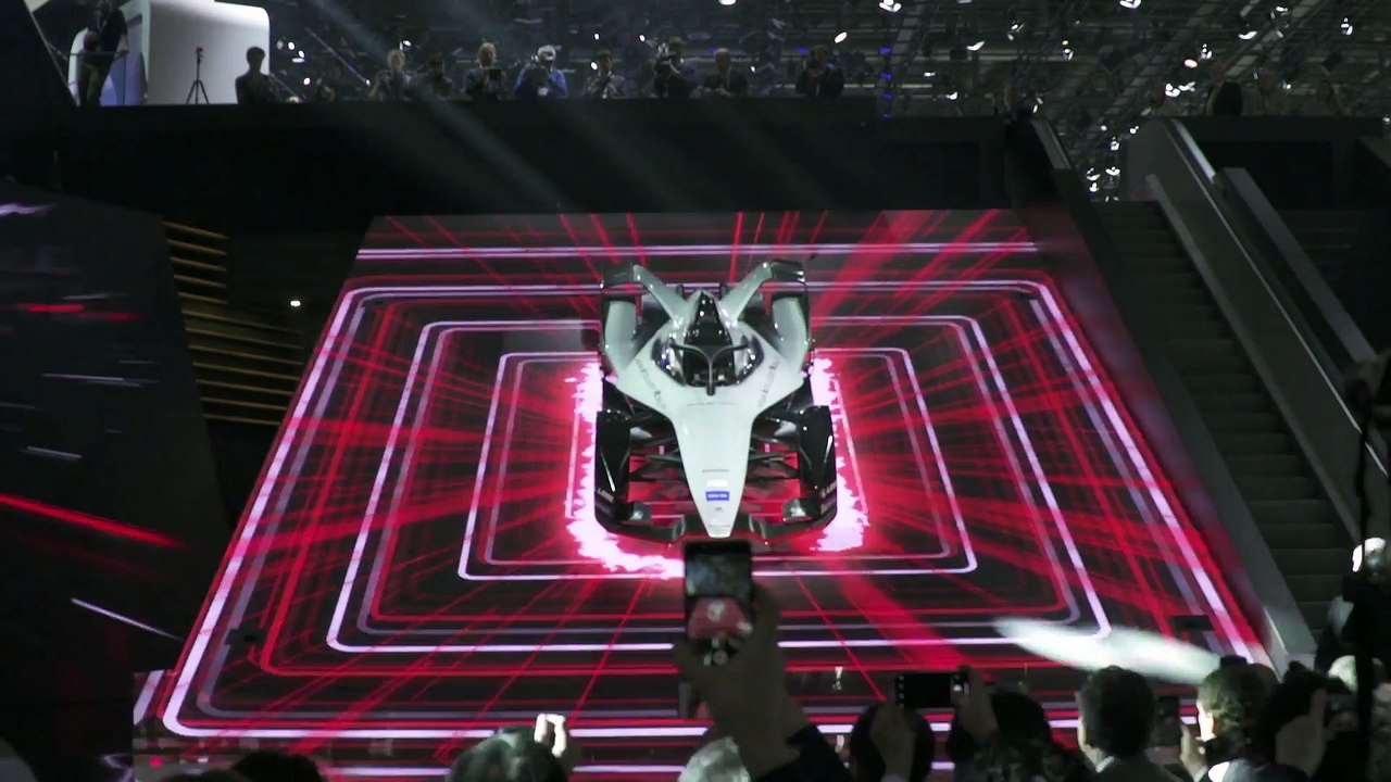 Nissan presented the Formula E at the 2018 Geneva International Motor Show