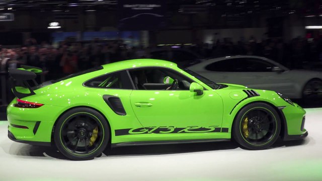 Porsche presented the new 911 GT3 RS at the 2018 Geneva International Motor Show