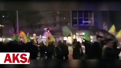 PKK/YPG�li terörist sempatizanları tren istasyonuna saldırdı