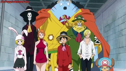 Luffy, Sanji, Nami, Chopper, Brook, Carrot New Look, luffy Meets Fire Tank Pirates, One Piece 827 HD