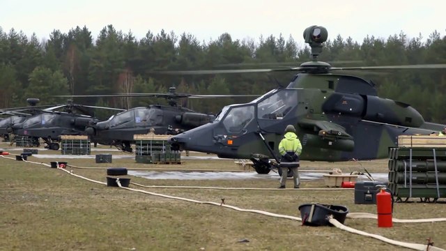 Tiger Helicopter Takeoff – German Army's Deadly Attack Helicopter