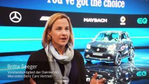 Elektrische Intelligenz smart vision EQ auf dem Genfer Autosalon 2018