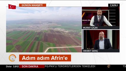 TSK ve ÖSO Afrin merkeze ilerliyor