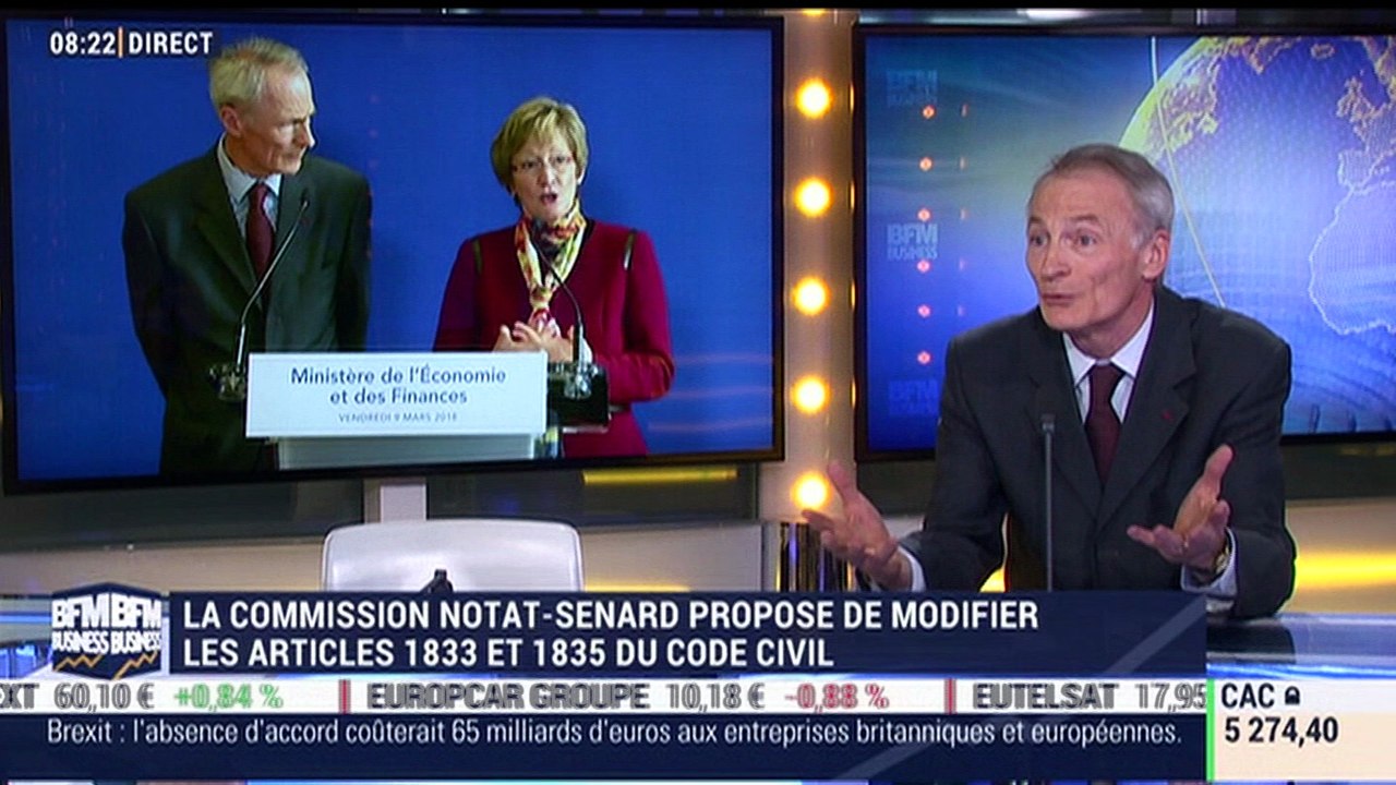 "C'est important que le droit français soit vu aujourd'hui, vis-à-vis du monde extérieur, comme étant totalement dynamique", Jean-Dominique Senard - 12/03