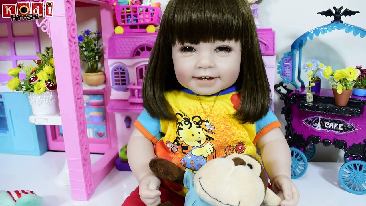 PREPARANDO A MERENDA DA YSLIN PARA A CRECHE DAS BONECAS COMIDINHA PARA BRINCAR