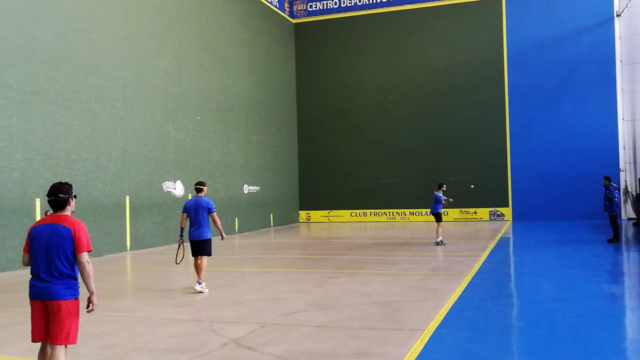 Frontenis honor Molareño vs Rivas  1ª partida set 2