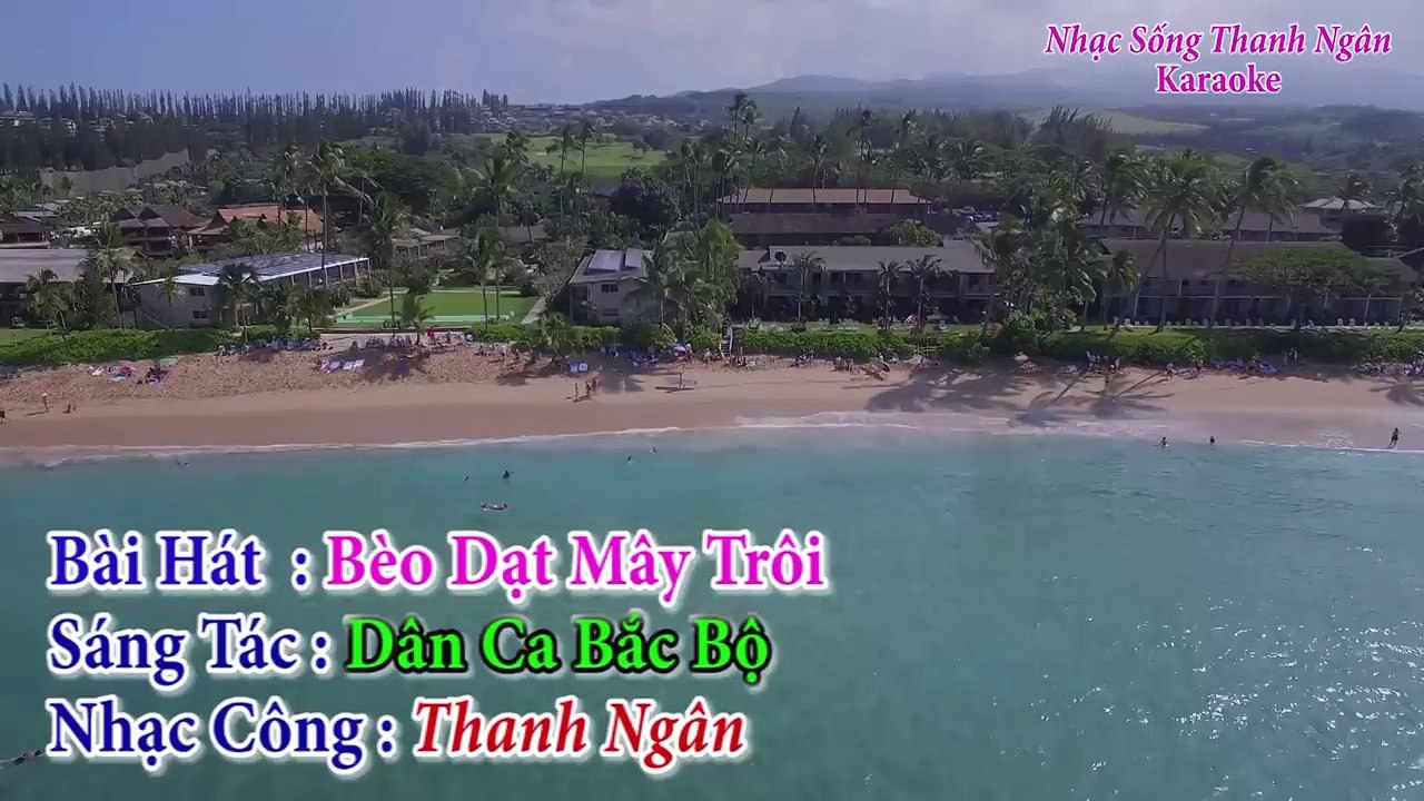 Bèo Dạt Mây Trôi - Karaoke beat chuẩn