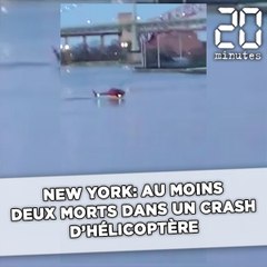 New York: Au moins deux morts dans un crash d'hélicoptère dans l'East River
