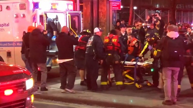 Helicopter crashes in New York City's East River