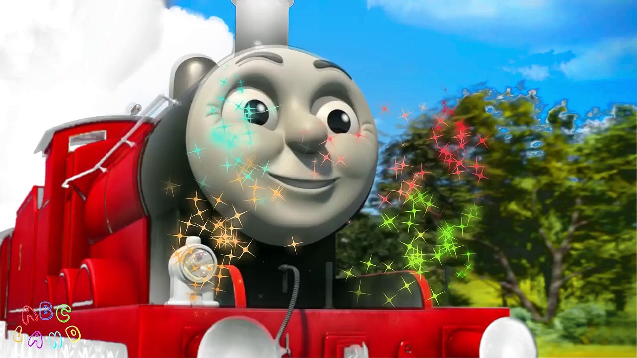 Magic Coloring James, Gordon, Percy ♦ Learning and Coloring page with Thomas the Tank Engine