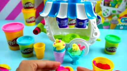 play doh ice cream for kids, mainan lilin membuat es krim