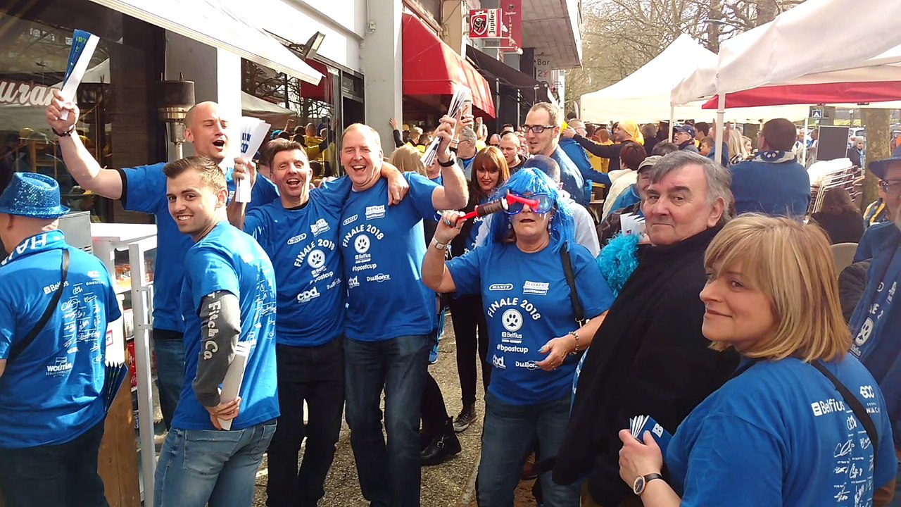 Basket Ambiance Bleu À Forest National Vidéo Éric Ghislain