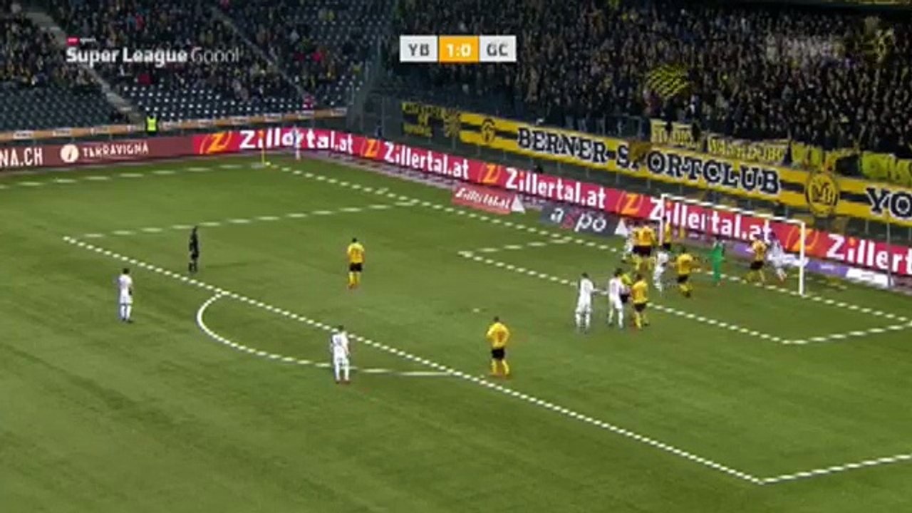 Young Boys 1:1 Grasshoppers (Switzerland. Super League. 11 March 2018)