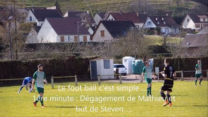 But du 0-1 de Steven Mochet contre SC Vallée au bout d'une minute de jeu