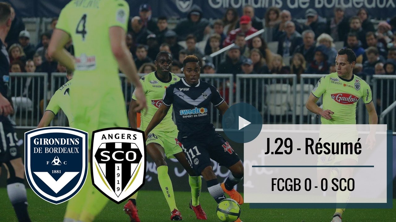 Le résumé de Bordeaux-Angers (2017-2018)