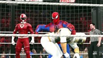 WWE 2K15 - Avengers vs Power Rangers - Elimination Chamber Match