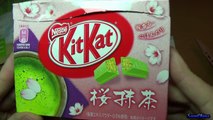 Зелёный шоколад KitKat с ароматом сакуры.(Nestle KitKat chocolate green tea sakura matcha.)