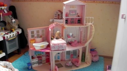 ОБЗОР НА МОЙ КУКОЛЬНЫЙ ДОМ БАРБИ . МЕБЕЛЬ ДЛЯ БАРБИ. BARBIE - HAUS