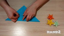 Origami Star. House decorations. Ideas for Christmas. Украшение на Новый год