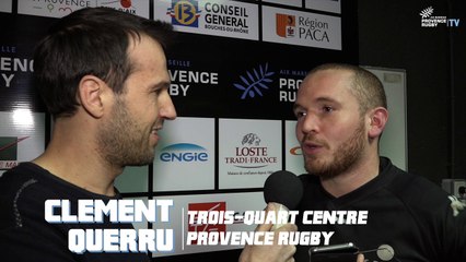 Provence Rugby / Albi : La réaction de Clément Querru