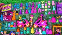 Polly Pocket Toys for Kids - Huge Play Set w/ Lots of Accessories! Sleepover Party, Prom & More