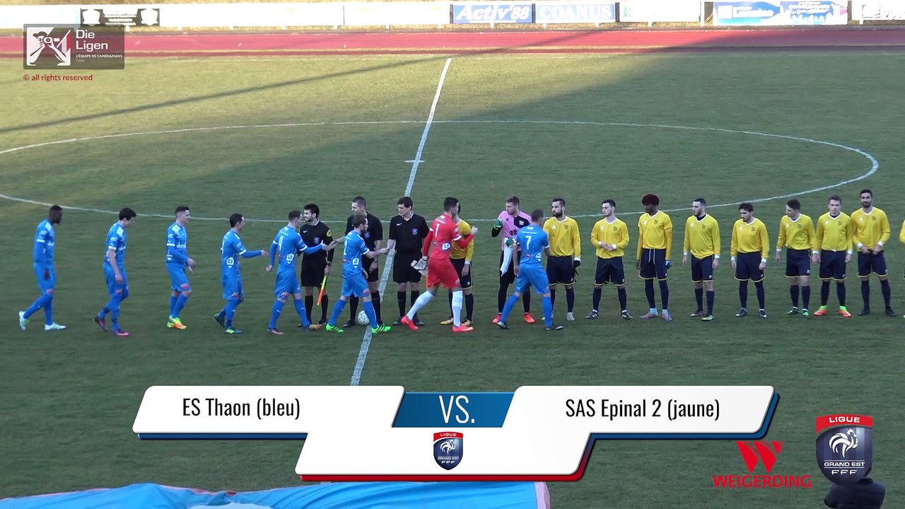 Régional Lorraine 1 : ES Thaon - SA Epinal 2 (1-2)