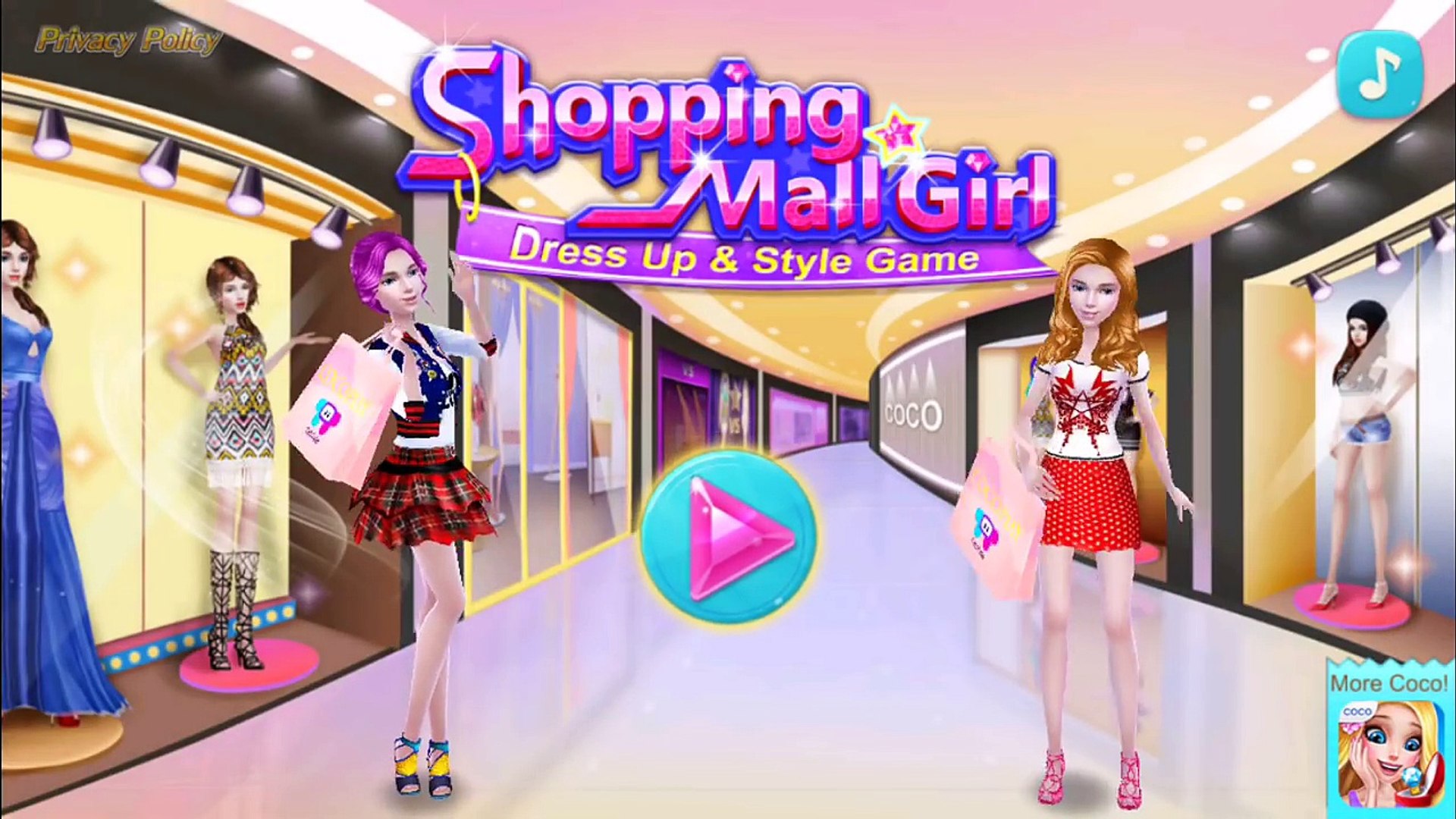 shopping mall girl dress up
