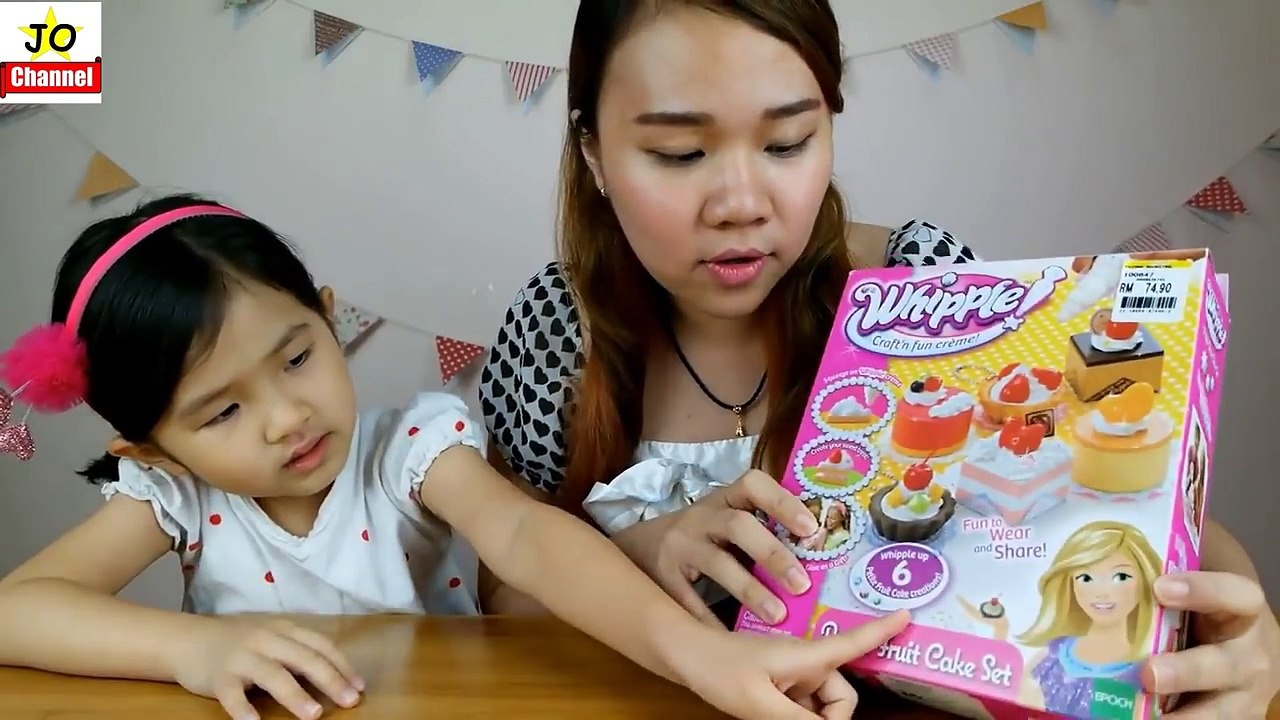 做蛋糕装饰手作玩具 甜點吊飾品 DIY手作 玩具開箱 Whipple Cake set unboxing（DIY Toy Set）