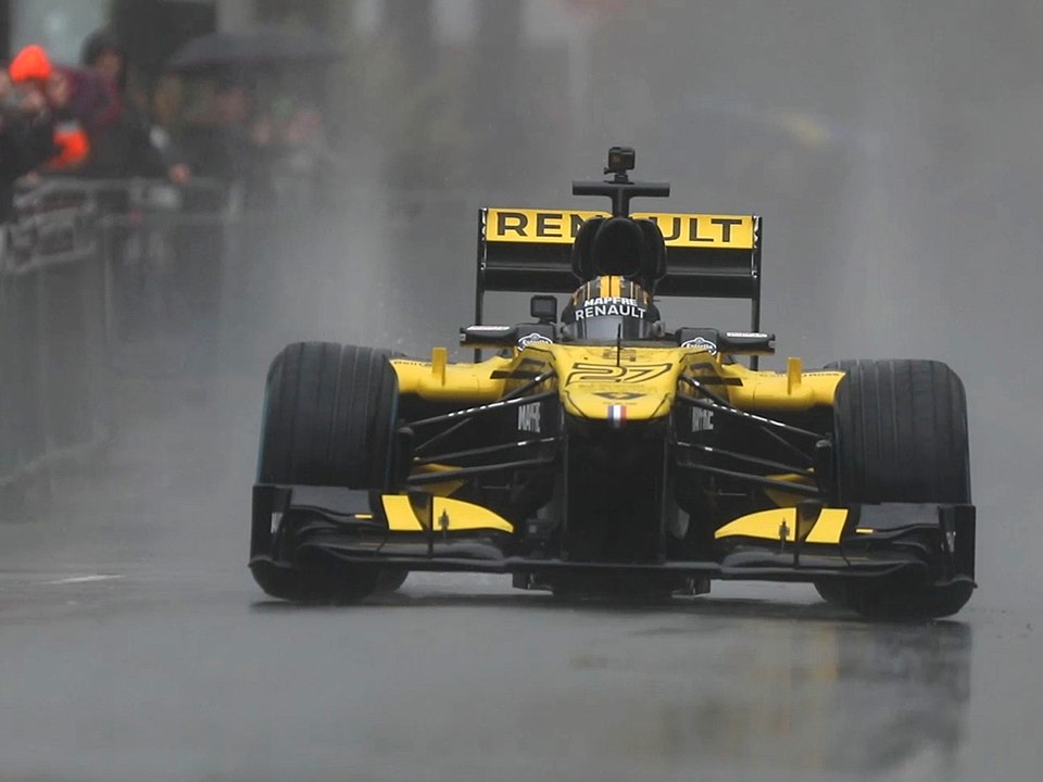 Renault Sport F1 Team en démonstration à Nice