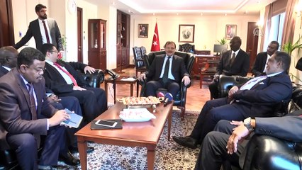 Başbakan Yardımcısı Çavuşoğlu, Sudanlı Bakan Elrekaby'yi kabul etti - ANKARA