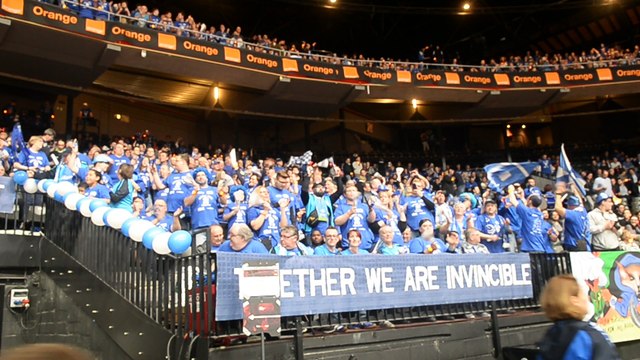 Basket - les supporters de Mons-Hainaut mettent l'ambiance lors de la finale 2