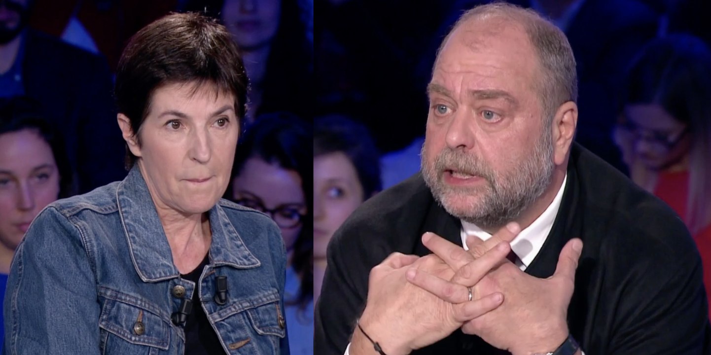Tension entre Christine Angot et Éric Dupont-Moretti (ONPC) - ZAPPING TÉLÉ DU 12/03/2018