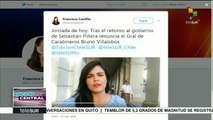 Chile: renuncia general de Carabineros, Bruno Villalobos