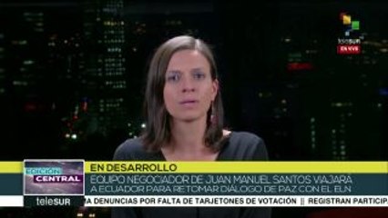 Colombia: sectores sociales celebran reanudación del diálogo con ELN