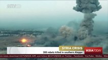Syrian army kills 300 rebels in Aleppo
